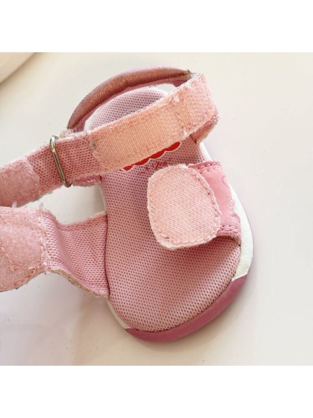 90s Y2K Vintage Fisher Price Infant Footwear Pink Bear Plaid Size US 1 - Picture 6 of 6